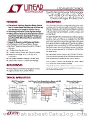 LTC4160 datasheet pdf Linear Technology