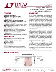 LTC4263 datasheet pdf Linear Technology