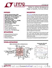LTC5510 datasheet pdf Linear Technology
