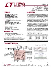LTC5542 datasheet pdf Linear Technology