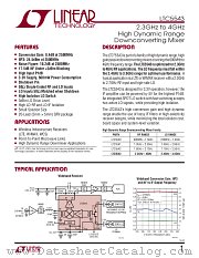 LTC5543 datasheet pdf Linear Technology