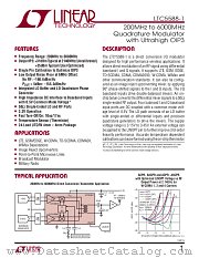 LTC5588-1 datasheet pdf Linear Technology