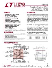 LTC5593 datasheet pdf Linear Technology
