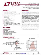 LTC6081 datasheet pdf Linear Technology