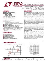 LTC6240 datasheet pdf Linear Technology
