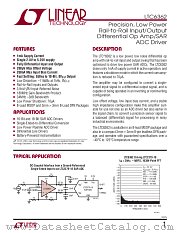 LTC6362 datasheet pdf Linear Technology