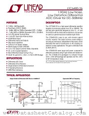 LTC6400-26 datasheet pdf Linear Technology