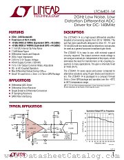 LTC6401-14 datasheet pdf Linear Technology