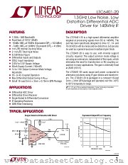 LTC6401-20 datasheet pdf Linear Technology