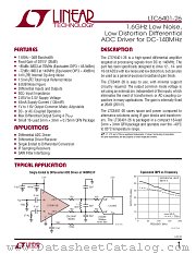 LTC6401-26 datasheet pdf Linear Technology
