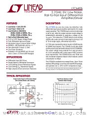 LTC6405 datasheet pdf Linear Technology