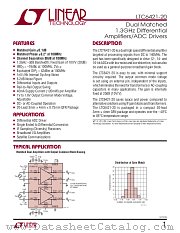 LTC6421-20 datasheet pdf Linear Technology