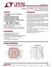 LTC6601-1 datasheet pdf Linear Technology