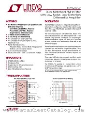 LTC6605-7 datasheet pdf Linear Technology