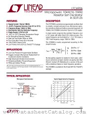 LTC6906 datasheet pdf Linear Technology