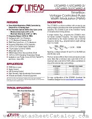 LTC6992-2 datasheet pdf Linear Technology