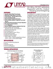 LTM4601HV datasheet pdf Linear Technology