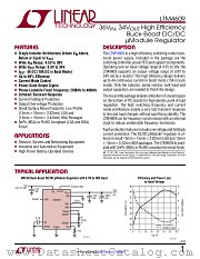 LTM4609 datasheet pdf Linear Technology