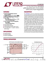 LTM8058 datasheet pdf Linear Technology