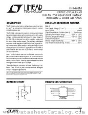 RH1498M datasheet pdf Linear Technology