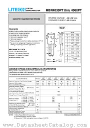MBR4030PT datasheet pdf Lite-On Technology Corporation