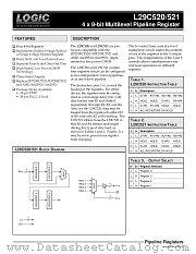 L29C521PC22 datasheet pdf LOGIC Devices Incorporated