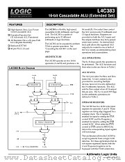 L4C383JC20 datasheet pdf LOGIC Devices Incorporated
