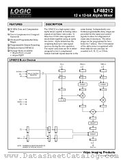 LF48212 datasheet pdf LOGIC Devices Incorporated