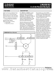 LMU8UJC35 datasheet pdf LOGIC Devices Incorporated