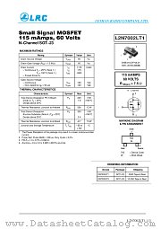 2N7002LT1 datasheet pdf Leshan Radio Company