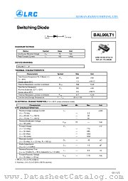 BAL99LT1 datasheet pdf Leshan Radio Company