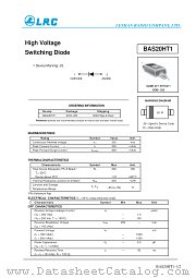 BAS20HT1 datasheet pdf Leshan Radio Company