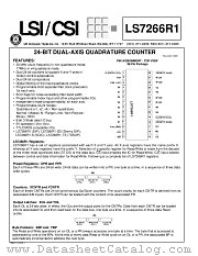 LS7266R1 datasheet pdf LSI Computer Systems