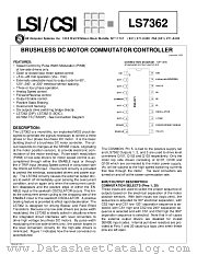 LS7362 datasheet pdf LSI Computer Systems