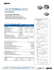 A1212 datasheet pdf Tyco Electronics