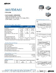 A61 datasheet pdf Tyco Electronics