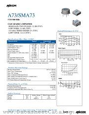 SMA73 datasheet pdf Tyco Electronics