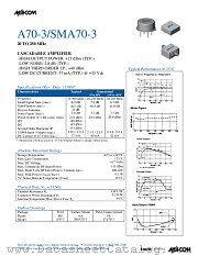 SMA70-3 datasheet pdf Tyco Electronics