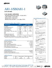 SMA81-1 datasheet pdf Tyco Electronics