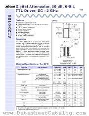AT20-0106PIN datasheet pdf Tyco Electronics