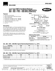 DP52-0002 datasheet pdf Tyco Electronics