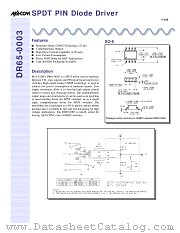 DR65-0003 datasheet pdf Tyco Electronics