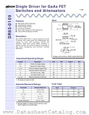 DR65-0109 datasheet pdf Tyco Electronics