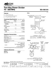 DS-109319 datasheet pdf Tyco Electronics