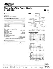 DS-318 datasheet pdf Tyco Electronics