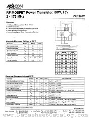 DU2880T datasheet pdf Tyco Electronics