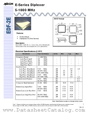 EDF-2E datasheet pdf Tyco Electronics