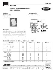 ELCM-11F datasheet pdf Tyco Electronics