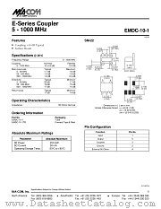 EMDC-10-1TR datasheet pdf Tyco Electronics