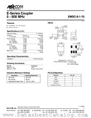 EMDC-8-1-75TR datasheet pdf Tyco Electronics